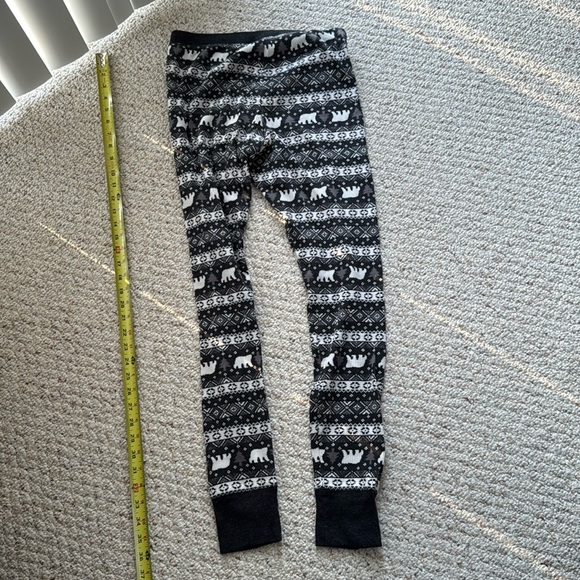 Old Navy polar bear print pajama pants size S small thermal holiday Christmas - Picture 8 of 10